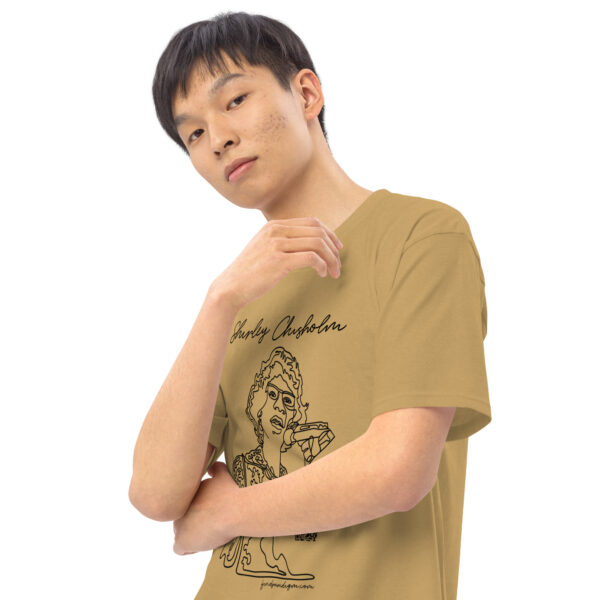 Shirley Chisholm Interactive Men's Tee - Black - Image 20