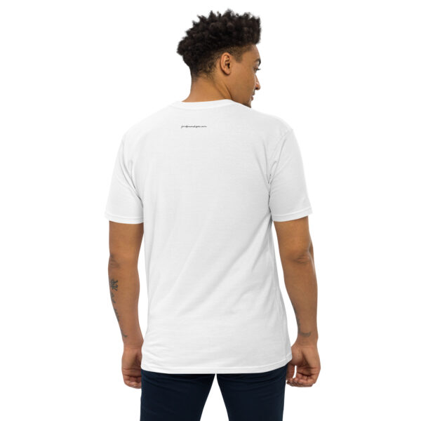Jesse Leroy Brown: Men’s Heavyweight Tee - Black Logo - Image 11