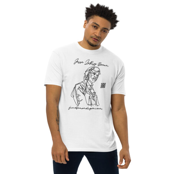 Jesse Leroy Brown Interactive Men's Tee - Black - Image 18