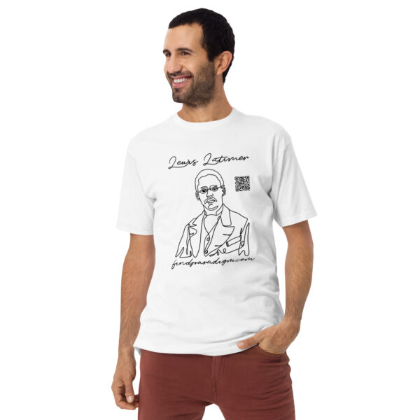 Lewis Latimer Interactive Men's Tee - Black - Image 14