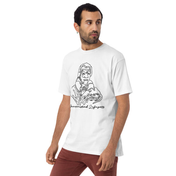 James Armistead Lafayette: Men’s Heavyweight Tee - Black Logo
