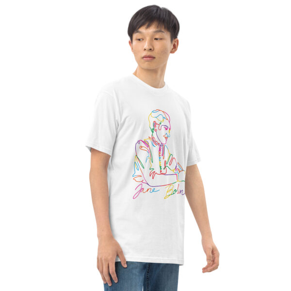 Jane Bolin: Men's Heavyweight Tee - Colorful Logo