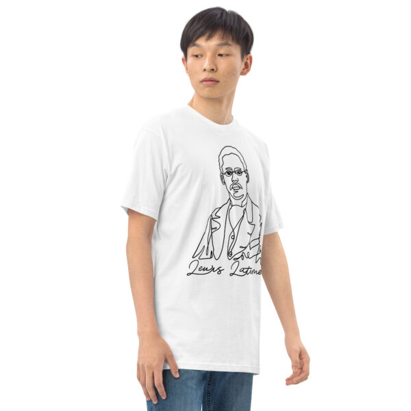 Lewis Latimer: Men’s Heavyweight Tee - Black Logo - Image 11