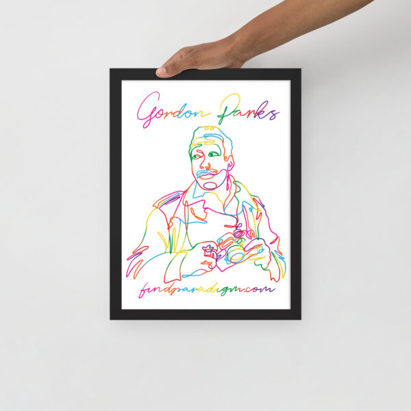 Gordon Parks: Framed Poster - Colorful Logo