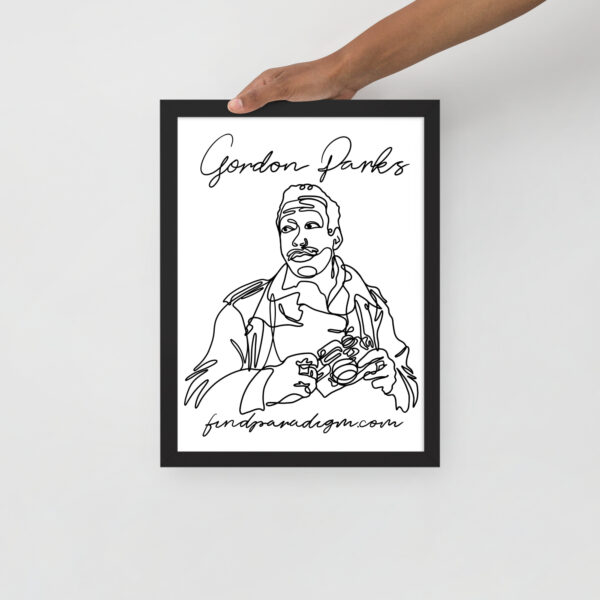 Gordon Parks: Framed Poster - Black Logo