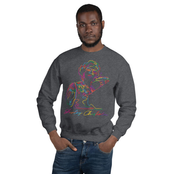 Shirley Chisholm: Unisex Sweatshirt - Colorful Logo - Image 6