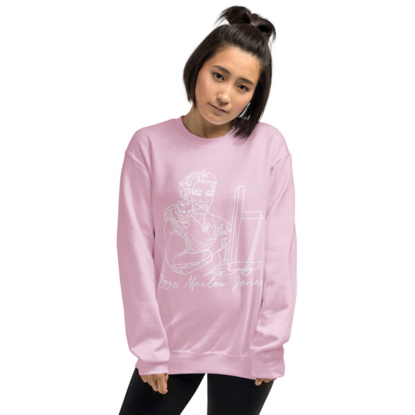 Loïs Mailou Jones: Unisex Sweatshirt - White Logo