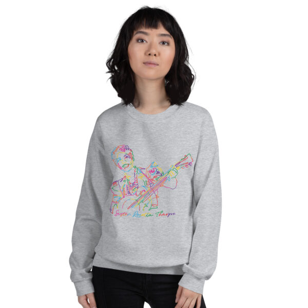 Sister Rosetta Tharpe: Unisex Sweatshirt - Colorful Logo - Image 8