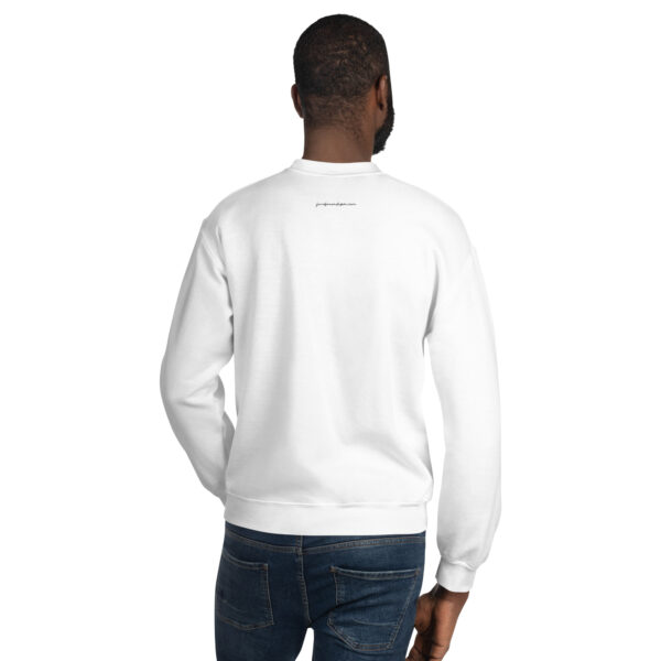 Jesse Leroy Brown: Unisex Sweatshirt - Black Logo - Image 9