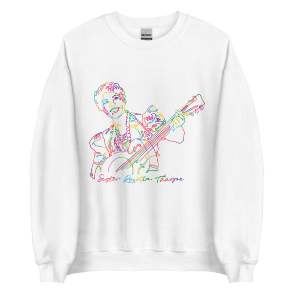 Sister Rosetta Tharpe: Unisex Sweatshirt - Colorful Logo - Image 2