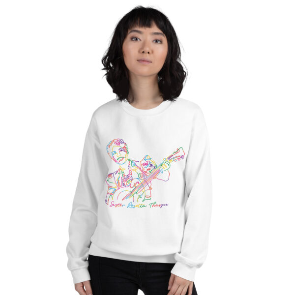Sister Rosetta Tharpe: Unisex Sweatshirt - Colorful Logo - Image 10
