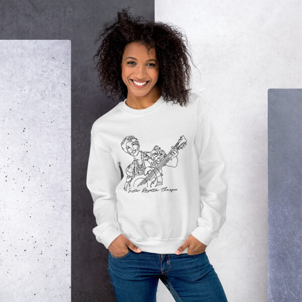 Sister Rosetta Tharpe: Unisex Sweatshirt - Black Logo