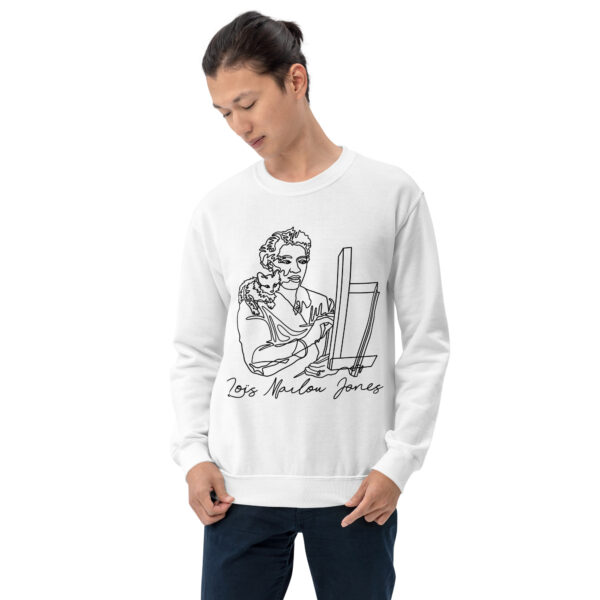 Loïs Mailou Jones: Unisex Sweatshirt - Black Logo