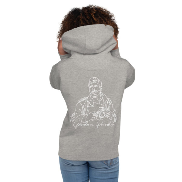 Gordon Parks: Unisex Hoodie - White Logo - Image 11