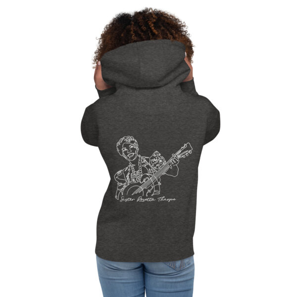 Sister Rosetta Tharpe: Unisex Hoodie - White Logo - Image 7
