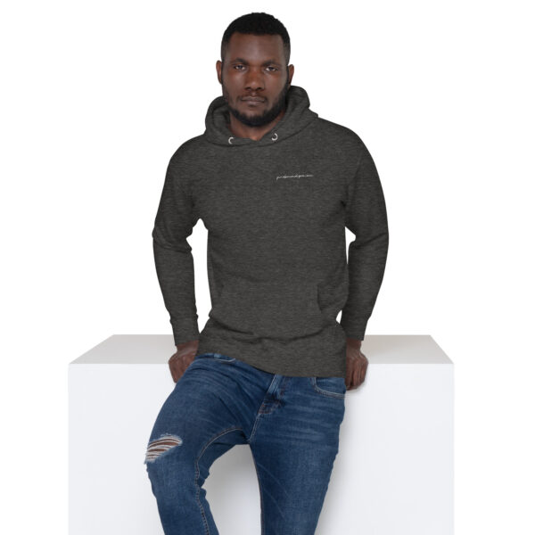 Jane Bolin: Unisex Hoodie - White Logo - Image 2