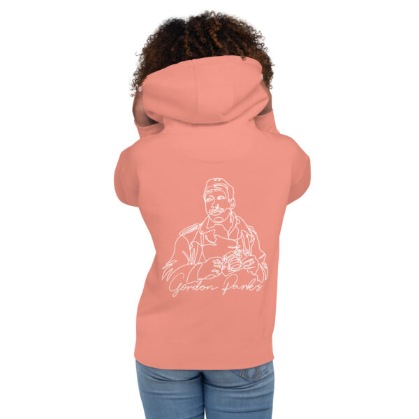 Gordon Parks: Unisex Hoodie - White Logo - Image 9
