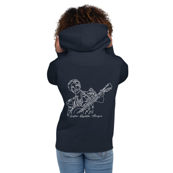 Sister Rosetta Tharpe: Unisex Hoodie - White Logo - Image 5