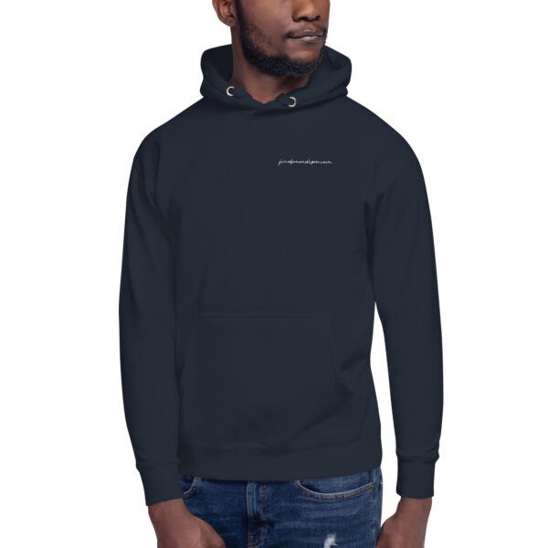 Medgar Evers: Unisex Hoodie - White Logo - Image 4