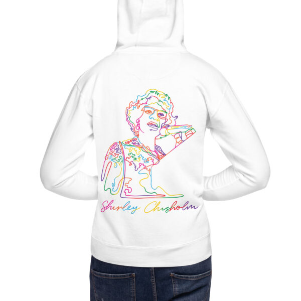 Shirley Chisholm: Unisex Hoodie - Colorful Logo - Image 3