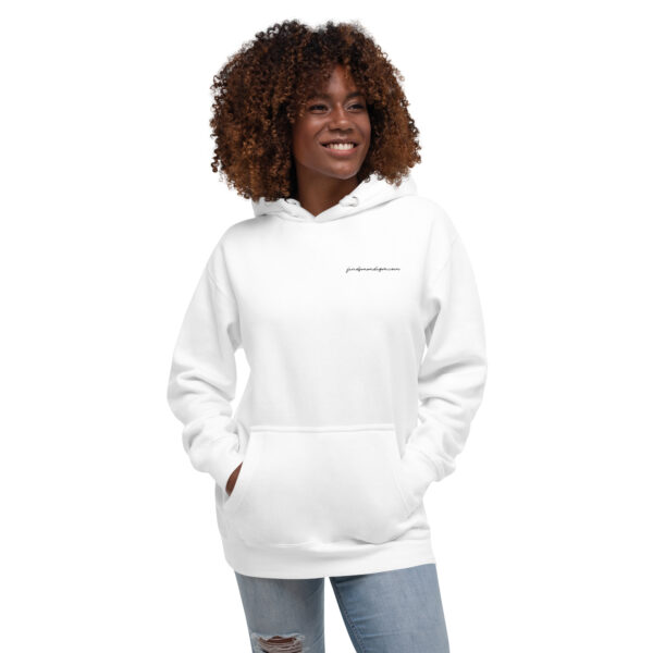 Dorothy Height: Unisex Hoodie - Black Logo - Image 3