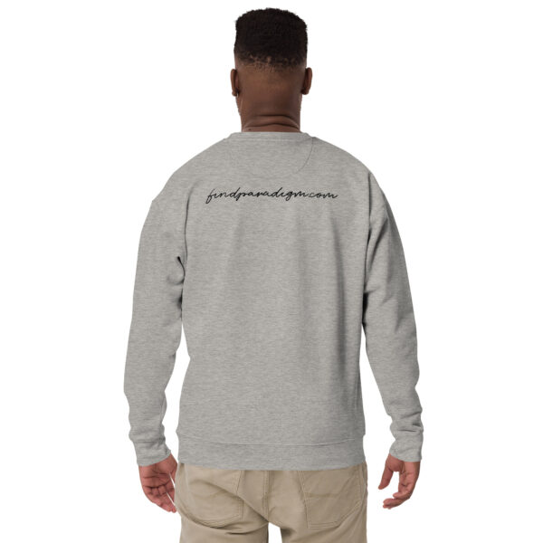 Jane Bolin: Unisex Sweatshirt - Black Logo - Image 3