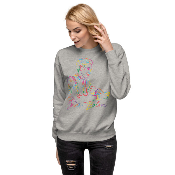 Jane Bolin: Unisex Sweatshirt - Colorful Logo - Image 6