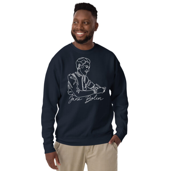 Jane Bolin: Unisex Sweatshirt - White Logo
