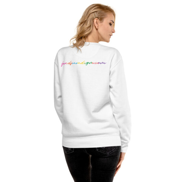 Jane Bolin: Unisex Sweatshirt - Colorful Logo - Image 9