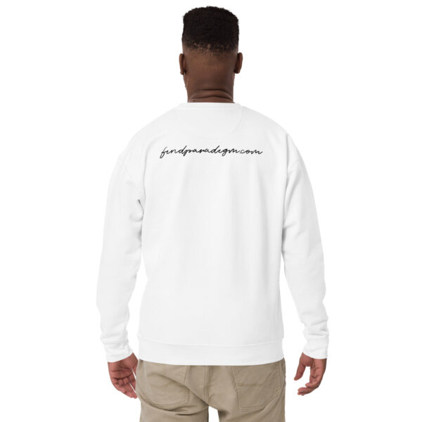 Jane Bolin: Unisex Sweatshirt - Black Logo - Image 5