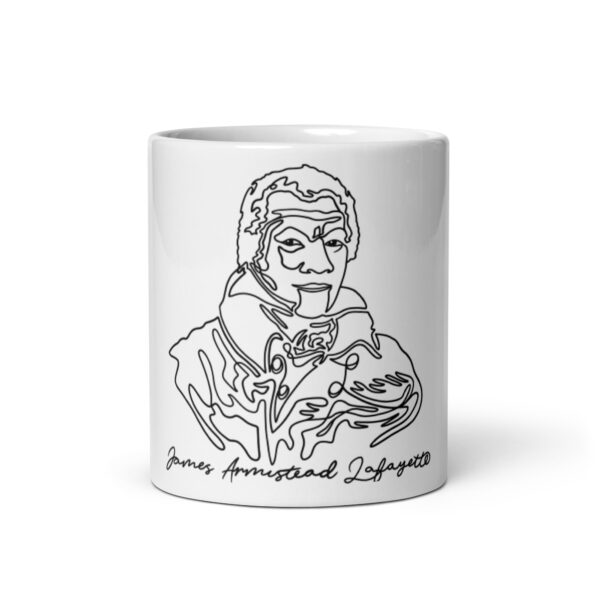 James Armistead Lafayette: Glossy Mug - Black Logo