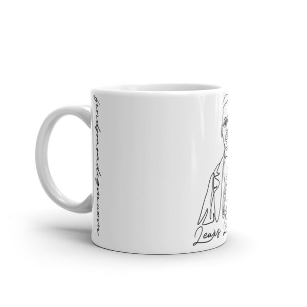Lewis Latimer: Glossy Mug - White Logo - Image 3
