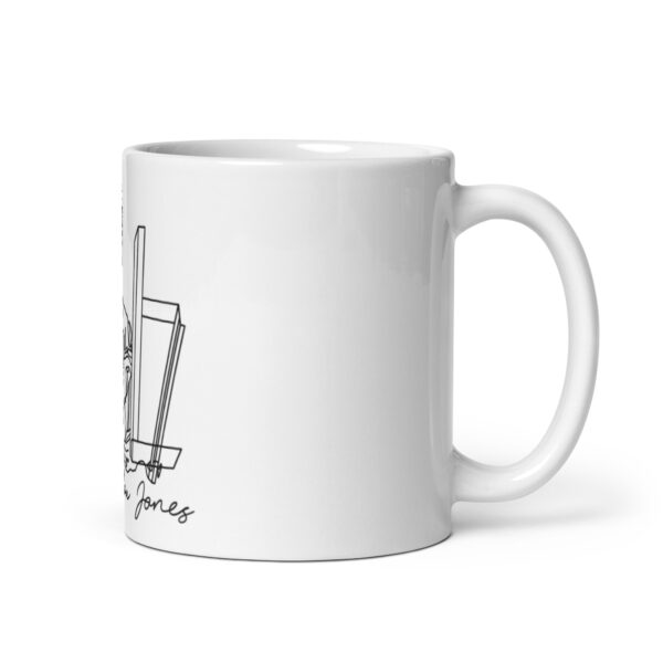 Loïs Mailou Jones: Glossy Mug - Black Logo - Image 2