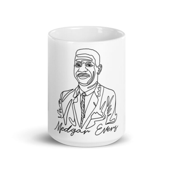 Medgar Evers: Glossy Mug - Black Logo - Image 6