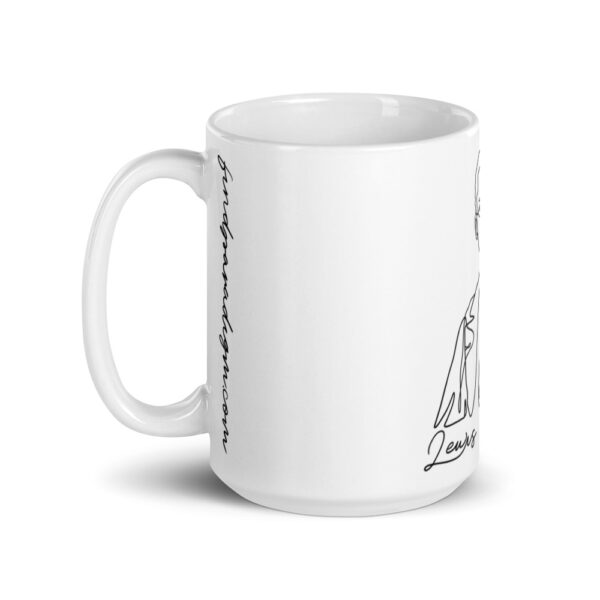 Lewis Latimer: Glossy Mug - White Logo - Image 5