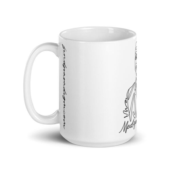 Medgar Evers: Glossy Mug - Black Logo - Image 5