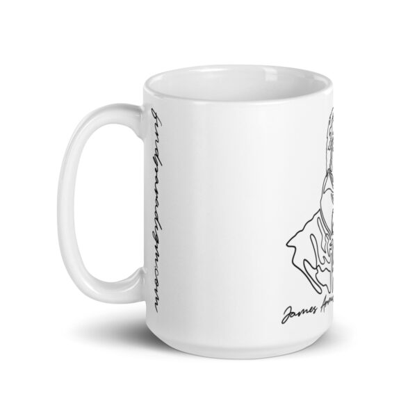James Armistead Lafayette: Glossy Mug - Black Logo - Image 5