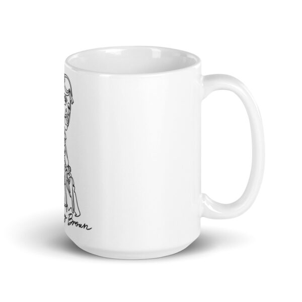 Jesse Leroy Brown: Glossy Mug - White Logo - Image 4