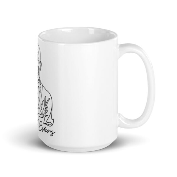 Medgar Evers: Glossy Mug - Black Logo - Image 4