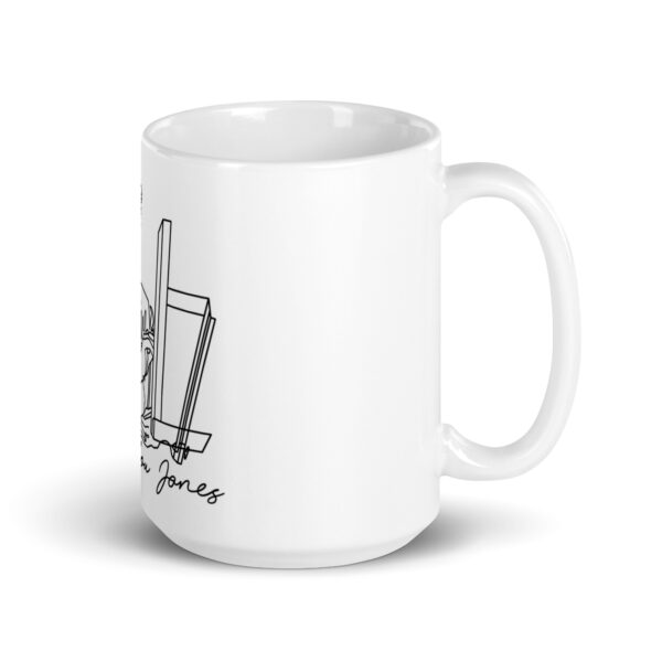 Loïs Mailou Jones: Glossy Mug - Black Logo - Image 4
