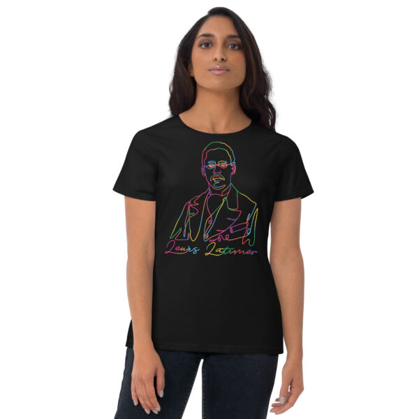 Lewis Latimer: Fitted Women's T-Shirt - Color Logo