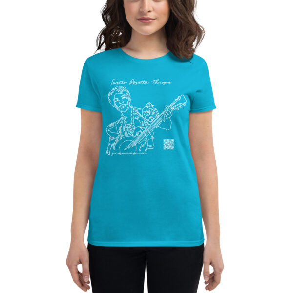 Sister Rosetta Tharpe Interactive Women's Tee - White - Image 7