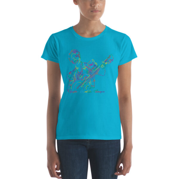 Sister Rosetta Tharpe: Fitted Women's T-Shirt - Color Logo - Image 7