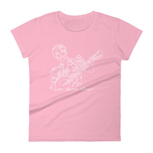 Sister Rosetta Tharpe: Fitted Women's T-Shirt - White Logo
