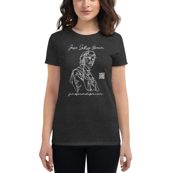 Jesse Leroy Brown Interactive Women's Tee - White - Image 3
