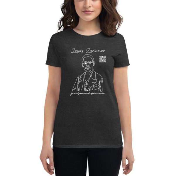 Lewis Latimer Interactive Women's Tee - White - Image 3