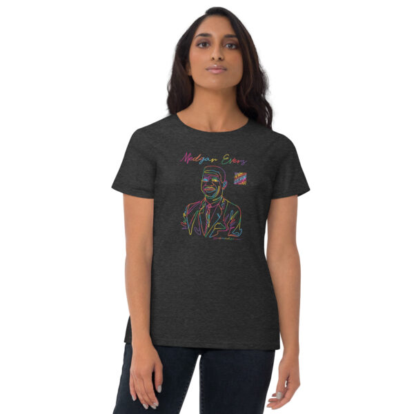 Medgar Evers Interactive Women's Tee - Image 3