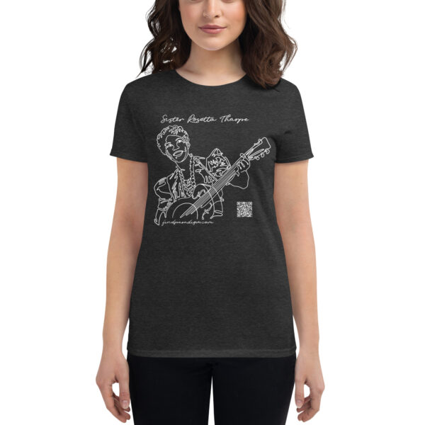 Sister Rosetta Tharpe Interactive Women's Tee - White - Image 3