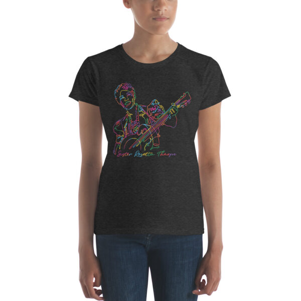 Sister Rosetta Tharpe: Fitted Women's T-Shirt - Color Logo