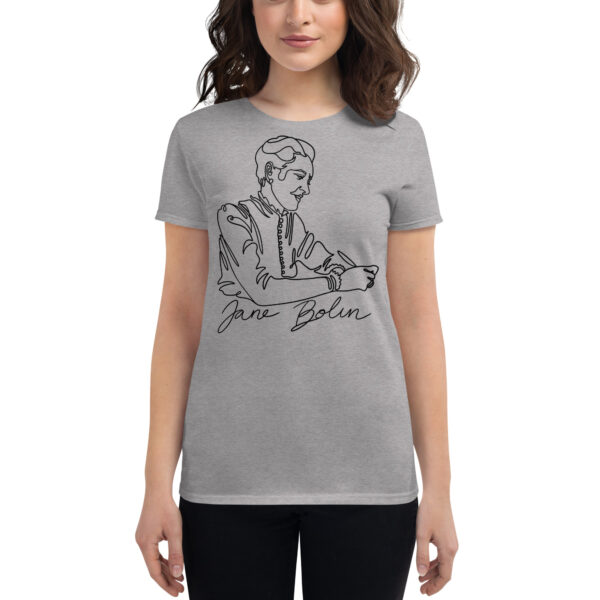 Jane Bolin: Women's Fitted Tee - Black Logo